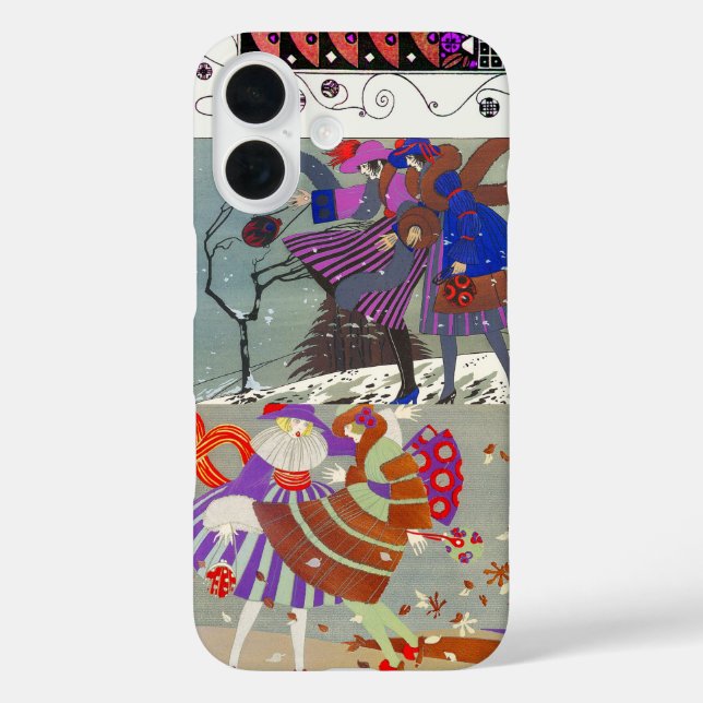 WINTER UND AUTUMN / FASHION COSTUME DESIGNER Case-Mate iPhone HÜLLE (Rückseite)