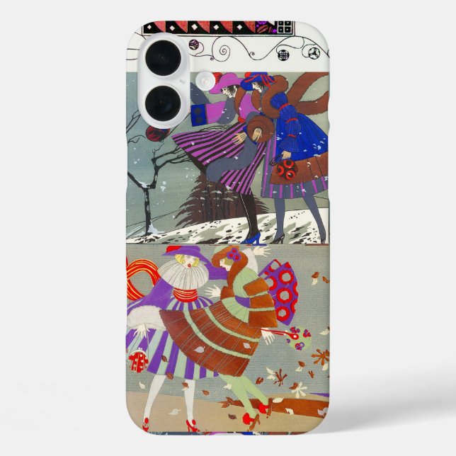 WINTER UND AUTUMN / FASHION COSTUME DESIGNER Case-Mate iPhone HÜLLE (Rückseite)