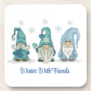 Winter-Untersetzer Getränkeuntersetzer