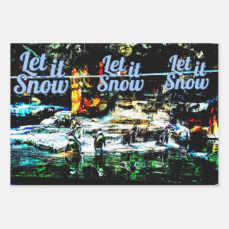 Winter-Verpackungspapier Geschenkpapier Set