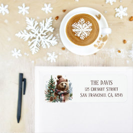 Winter Vibes Grizzly Bear - Rücksendeadresse