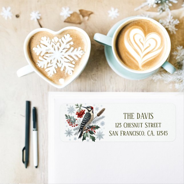 Winter Vibes Northern Flicker - Rücksendeadresse (Von Creator hochgeladen)