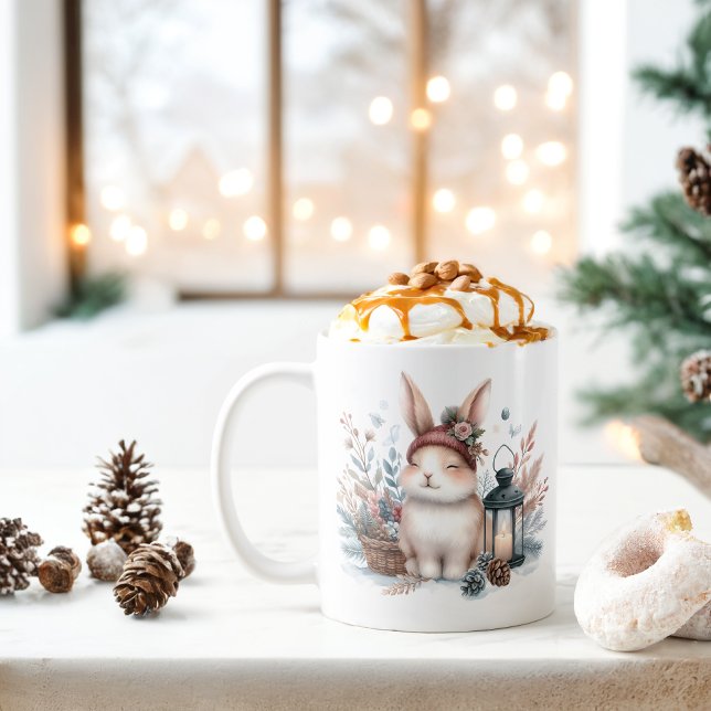 Winter Vibes Rabbit - Kaffeetasse (Von Creator hochgeladen)