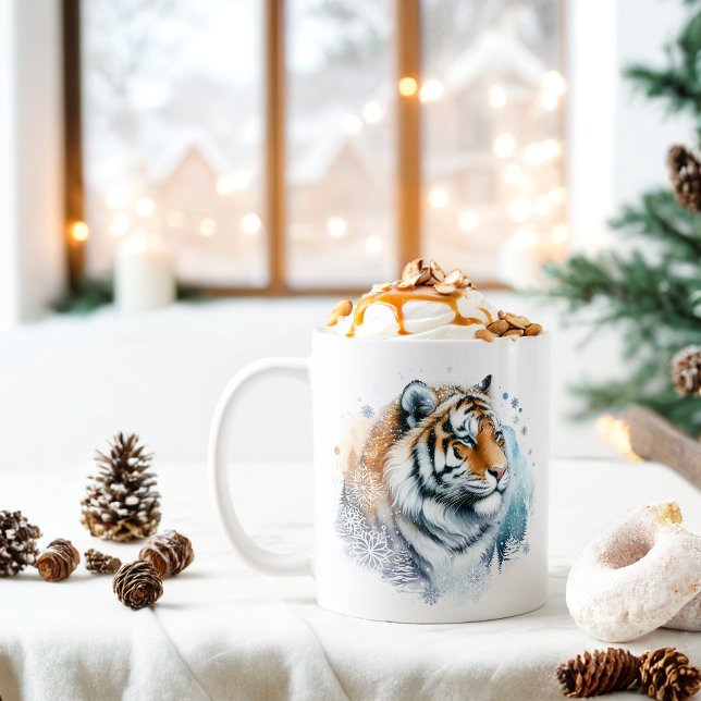 Winter Vibes Tiger - Kaffeetasse (Von Creator hochgeladen)