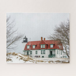Winter View of Point Betsie - 520 Stück Puzzle