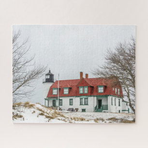 Winter View of Point Betsie - 520 Stück Puzzle