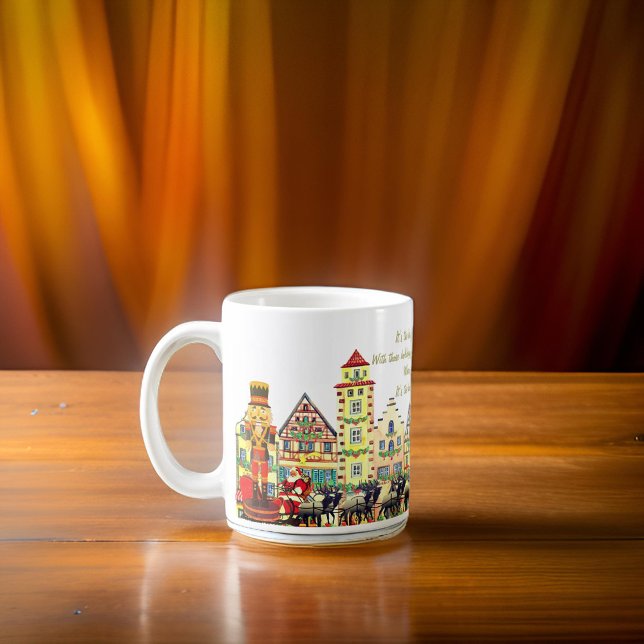 Winter Village Nutcracker Coffee Tasse (Von Creator hochgeladen)