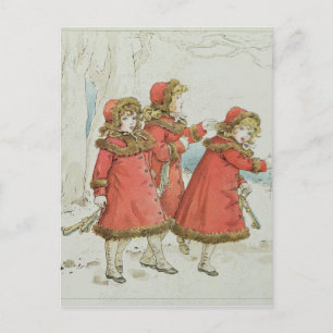Winter' vom Babybuch Tunes im April 1900 Postkarte