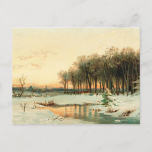 Winter von Alfred Thompson Bricher Postkarte