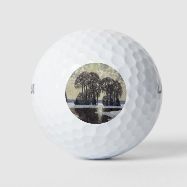 Winter (von Vilhelms Purvitis) Golfball (Vorderseite)