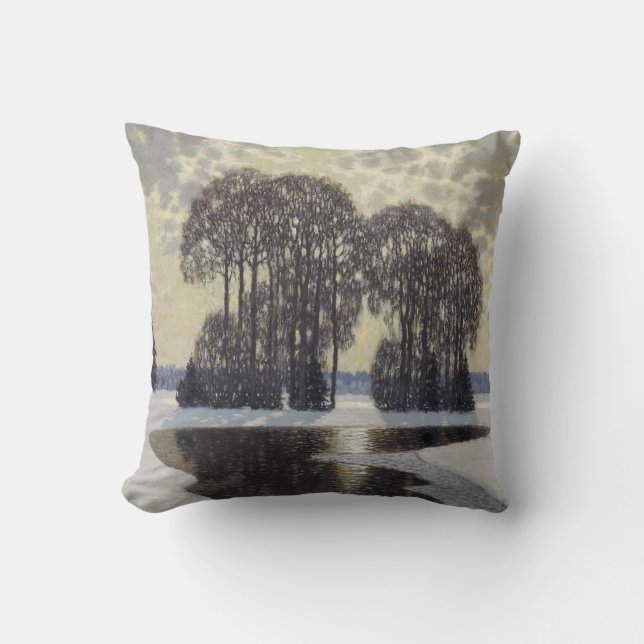 Winter (von Vilhelms Purvitis) Kissen (Vorderseite)