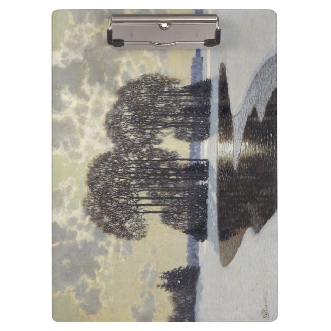 Winter (von Vilhelms Purvitis) Klemmbrett (Vorderseite)