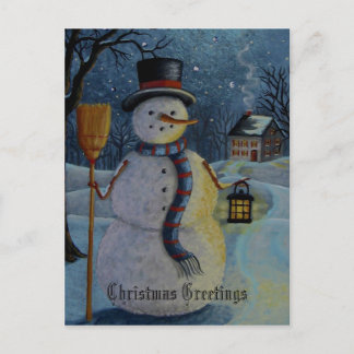 Winter-Wächter-Postkarte Feiertagspostkarte