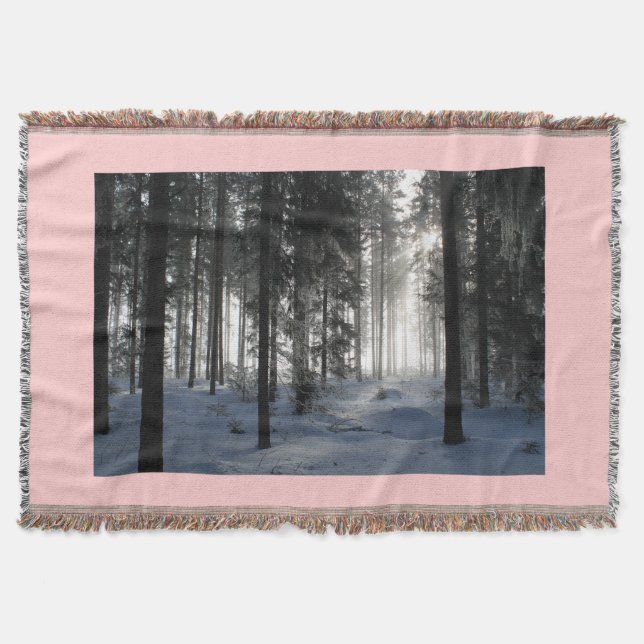 Winter-Wald Decke (Vorderseite)