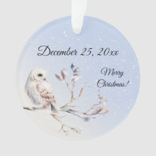 Winter-Wald-Wasserfarben-Ornament Ornament