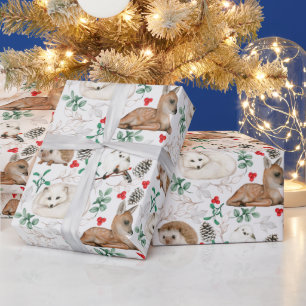 Winter-Wald-Wrap-Papier Geschenkpapier