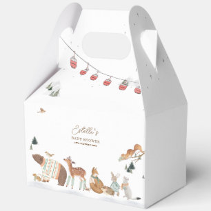 Winter-Waldtiere-Wald-Baby-Party Geschenkschachtel