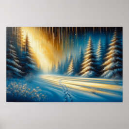 Winter Wandkunstposter Poster