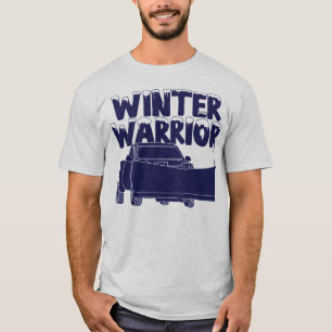 Winter Warrior Lieferwagen LKW mit Schneepflug T-Shirt