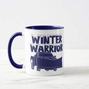 Winter Warrior Pick Truck mit Schneepflug Tasse