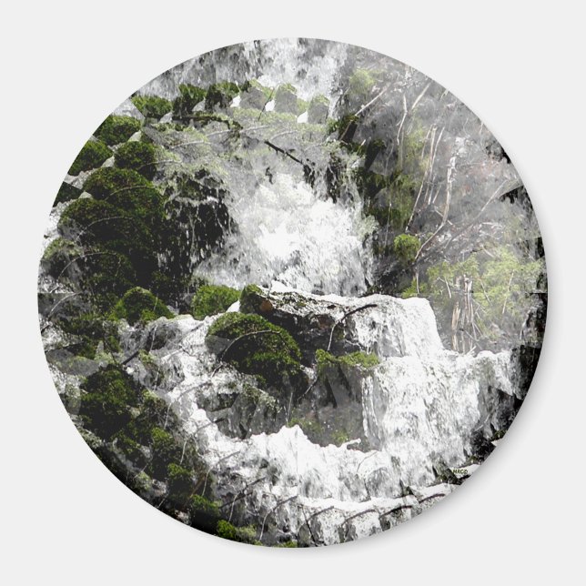 Winter Wasserfall....... Magnet (Vorne)