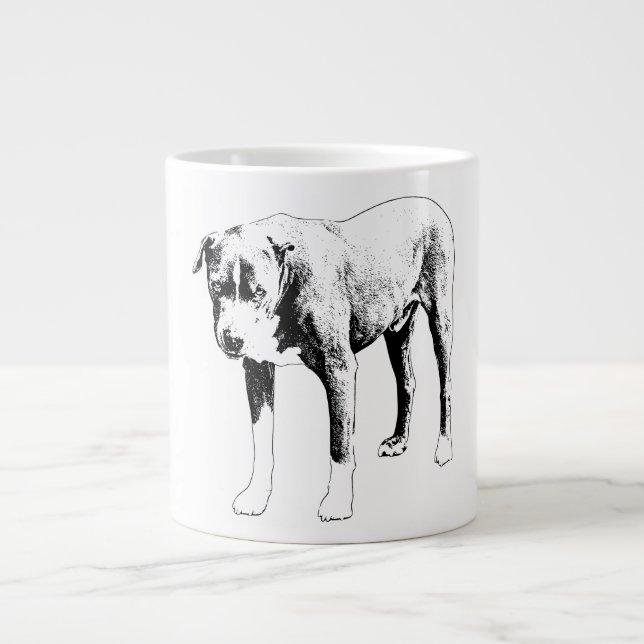 Winter Watch, Loyal Face Jumbo-Tasse (Vorderseite)