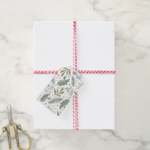 Winter Watercolor Holiday & Christmas - Geschenk T Geschenkanhänger
