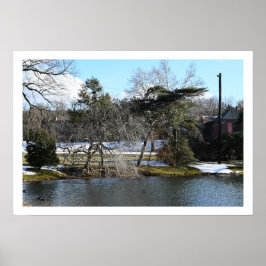 Winter Waterscape Poster