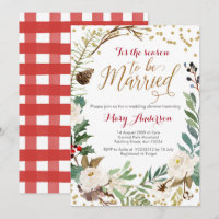 Winter Wedding, das ist die Jahreszeit verheiratet