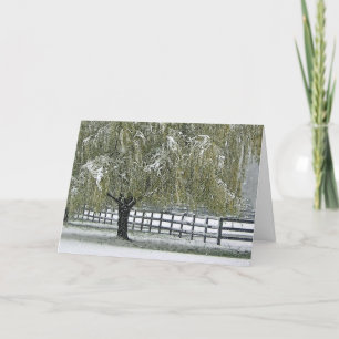 Winter-Weide Feiertagskarte