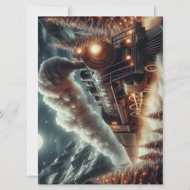 Winter/Weihnachten Feiertagskarte (Vorderseite)