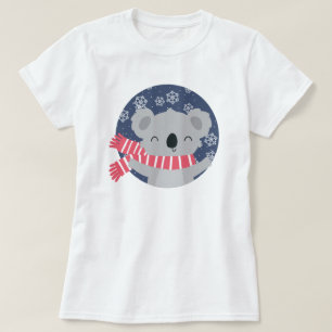 Winter-Weihnachten-Koala-Bär-T-Shirt T-Shirt