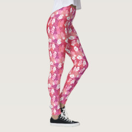 Winter Weihnachten Mittens Muster in Rosa Leggings