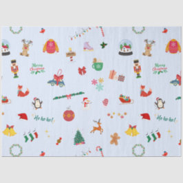 Winter Weihnachten Thema eisblau Weihnachtsfeier S Seidenpapier