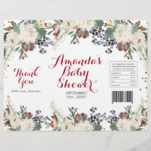 Winter Weihnachten Weißer Chip Beutel Wrapper