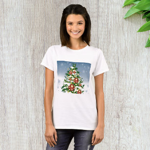 Winter Weihnachtsbaum Womens T - Shirt