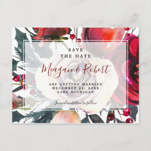 Winter-Weihnachtsferien-Karte zur Vorabanzeige Ankündigungspostkarte