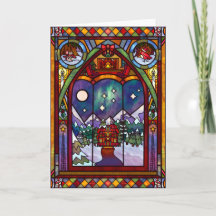 Winter-Weihnachtskarte