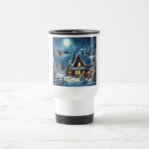 Winter/Weihnachtsmann/Weihnachten/Schnee Reisebecher