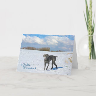 Winter Weimarland Feiertagskarte