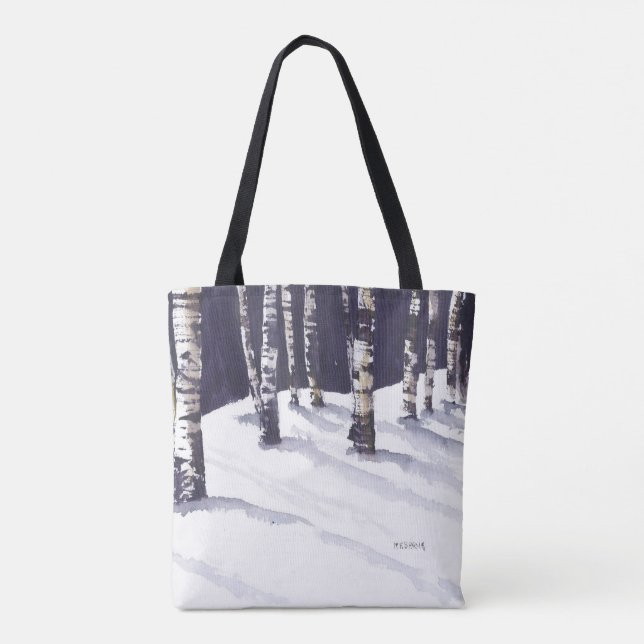 Winter-weiße Birken (Rückseite)