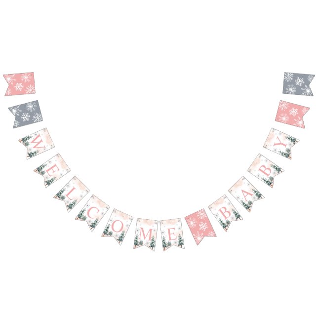 Winter Welcome Baby Wimpelkette (Alle)