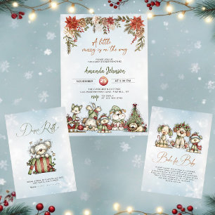 Winter-Welpen-Bücher für Baby-Weihnachtsbuch-Anfra Begleitkarte