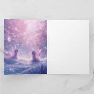 Winter Whispers and Fairy Light  Karte
