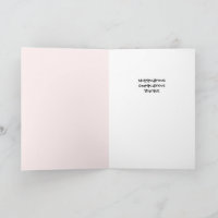 Winter White Floral - Dank so viel Grußkarte