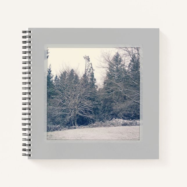 Winter White Notizbuch (Vorderseite)