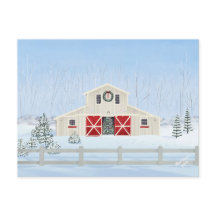 Winter White Snowy Weihnachtsstall