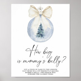Winter wie groß ist das Bauchposter der Mama Poster