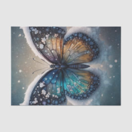Winter Wings Butterfly Decoupage Paper Seidenpapier