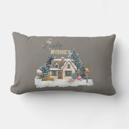 Winter Wishes Christmas Gift For Home Decor Pillow Lendenkissen